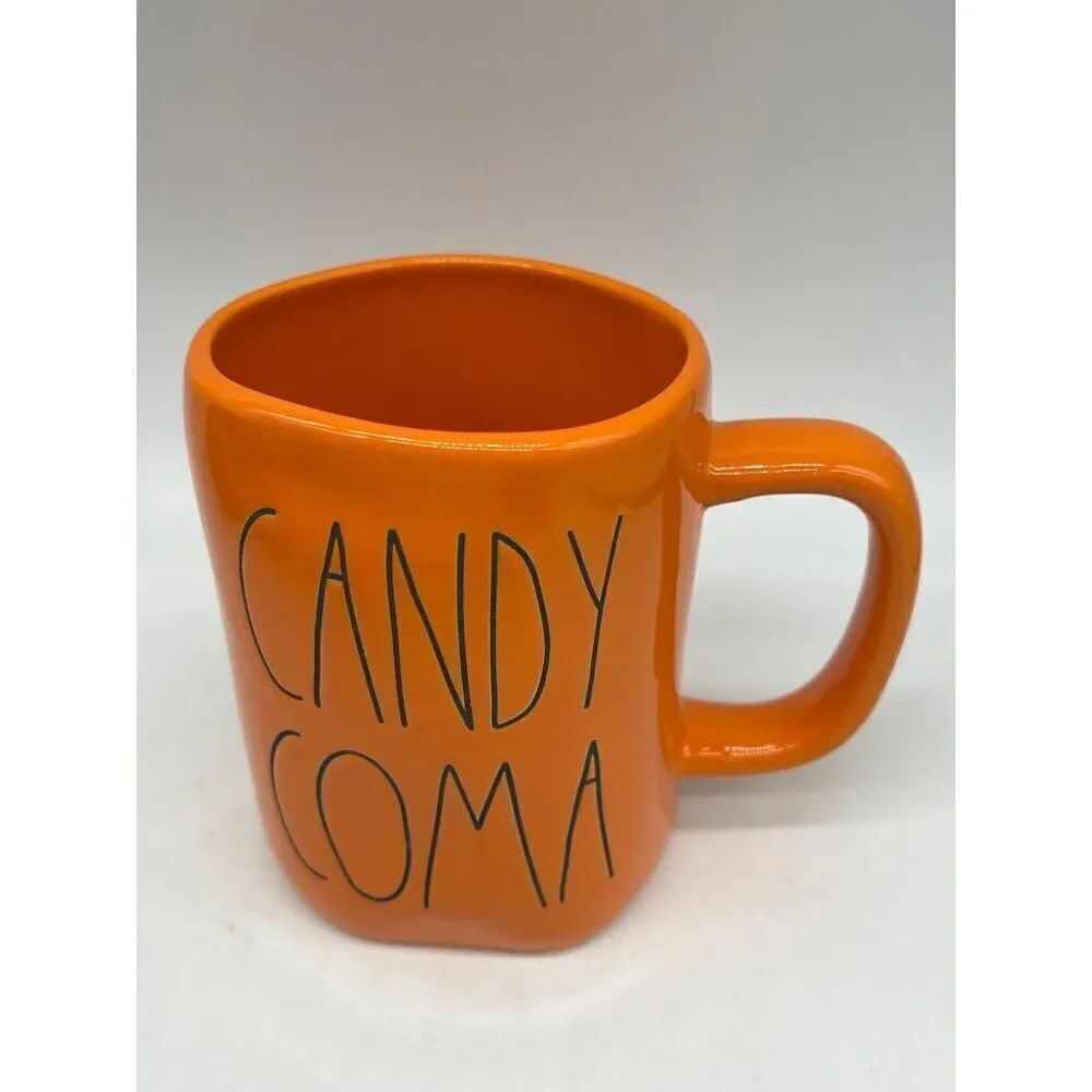 Rae Dunn Orange Ceramic Mug Candy Coma